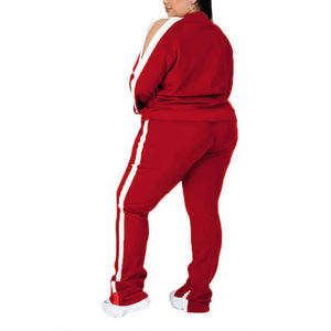 Chándal informal de talla grande para mujer de alta calidad, traje de dos piezas, ropa de invierno, chándales para mujer a la venta en línea - Product Image 3