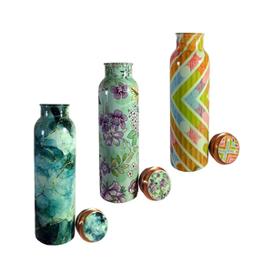 Pure Copper <b>Water</b> <b>Bottle</b> Attractive Design Hot Selling Multipurpose 100% Copper <b>Water</b> <b>Bottle</b> Best Price - Product Image 5