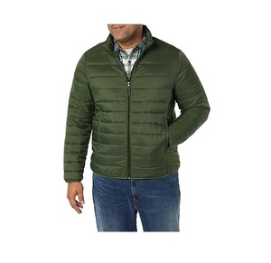 Abrigo de lana personalizado para hombre al por mayor estilo de calle manga larga cuello alto diseño de botones chaqueta acolchada de invierno al aire libre burbuja - Product Image 4