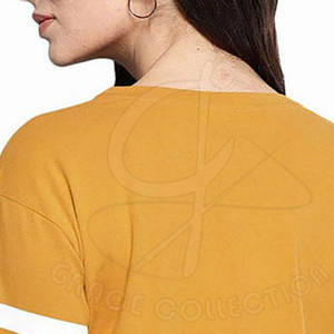 เสื้อยืดครอปสำหรับผู้หญิง2025ลำลองทรงหลวมผ้าคอตตอนปรับขนาดได้สำหรับฤดูร้อน - Product Image 6