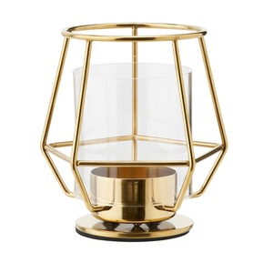 Lanternes à bougie de couleur blanche à corps en métal de petite taille avec couleur et taille personnalisées pour Noël avec les tailles de 13X13X28 CM - Product Image 5