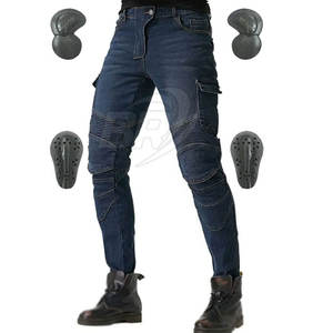 กางเกงยีนส์มอเตอร์ไซค์ผู้ชายขายดีออนไลน์ สินค้าใหม่ ผลิตจากวัสดุคุณภาพดีที่สุด MOQ ต่ำ - Product Image 4