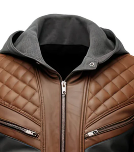 แจ็คเก็ตหนังรุ่นใหม่ปี 2025 ผลิตตามสั่งสำหรับผู้ชาย ราคาสมเหตุสมผล แจ็คเก็ตหนังลดราคา - Product Image 2