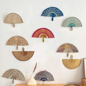 Abanico decorativo para colgar en la pared de algas marinas, colgante de pared, decoración del hogar, accesorios de decoración del hogar altamente estéticos, venta al por mayor. - Product Image 4