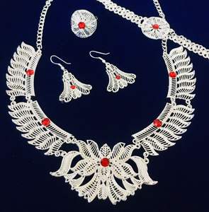 24K Plaqué Or Vintage Style Comores Mayotte Bijoux De Mode Ensemble Cuivre Collier Boucles D'oreilles & Bracelets Cadeau pour USA France - Product Image 6