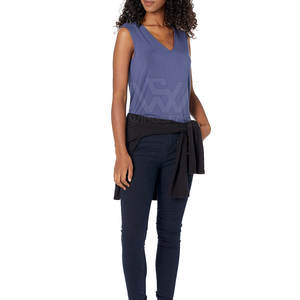 Algodón hecho gran oferta gimnasio Fitness desgaste mujeres camiseta sin mangas Venta caliente último estilo mujeres camiseta sin mangas - Product Image 4