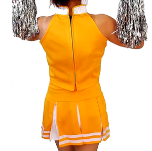 ชุดฝึกซ้อมเชียร์ลีดเดอร์ - ผ้าเนื้อนุ่มประดับด้วยเพชรและลายพิมพ์ สีสันตามสั่ง แห้งเร็ว ระบายอากาศได้ดี ทรงสำหรับผู้ใหญ่ - Product Image 5