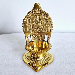 Diya en laiton décoratif Akhand Diya pour la décoration décorative plus grande société de fabrication - Product Image 2