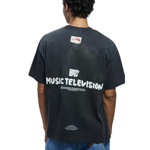 T-Shirt da Uomo in Puro Cotone Nero Carbone, Vestibilità Ampia, Stile Vintage, Casual, Streetwear, Morbida e Traspirante per Uso Quotidiano Urbano - Product Image 5