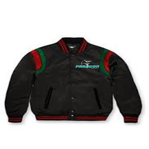 Veste d'université vintage en satin vierge OEM coupe-vent en gros personnalisé Ho vente - Product Image 6