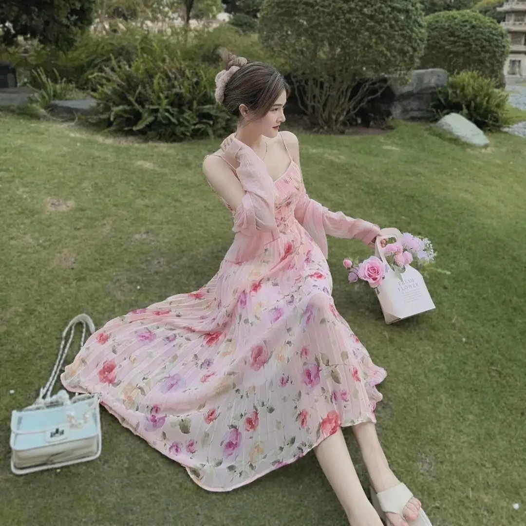 Kadınlar için deniz 2 parça set giymek kolay doğal moda yıkanabilir özelleştirilmiş ambalaj Vietnam üreticisi