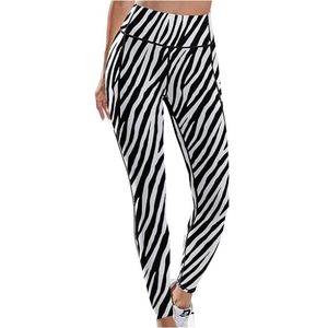 Leggings Deportivos Casuales para Mujer, Cintura Alta, Transpirables, de Spandex/Poliéster, Elásticos, Moldeadores, Grosor Estándar, Largo Completo, Color Sólido - Product Image 4