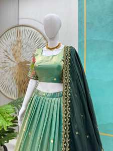 Nuevo lanzamiento Top Trending & Más vendido Totalmente cosido Espacio suave Seda Bordado Lehenga Hermosa blusa cosida - Product Image 5
