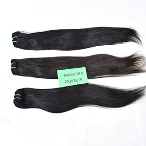 Extensions de cheveux vierges de qualité supérieure, mèches droites, cheveux humains 100% Remy vietnamiens, cheveux brésiliens purs non traités - Product Image 4