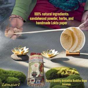 ชุดเชือก Lamatar1 2แพ็คมีกลิ่นหอมของพระพุทธเจ้าเป็นมิตรกับสิ่งแวดล้อมทำด้วยมือ - Product Image 2