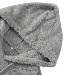 Good Fabric New Arrival Customized <b>Sherpa</b> Fluffy Fleece Winter Oversized <b>Hoodie</b> Sweatshirts Heavyweight Thick Fur Pullover <b>Men's</b> - Product Image 2