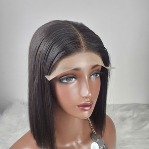 [NOUVEAU] PERRUQUE COURTE BOB NATURELLE-PERRUQUE EN CHEVEUX HUMAINS 100% - Product Image 3