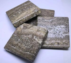 รถไฟเหาะเครื่องดื่มหินอ่อนธรรมชาติ100% แผ่นรองแก้วตกแต่งโต๊ะที่หรูหราปรับแต่งรูปร่างขนาดสี - Product Image 2