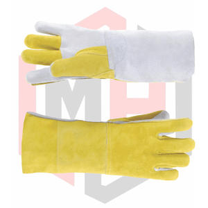 Gants de travail de soudage Tig Mig Laser de qualité supérieure, anti-chimiques, résistants aux déchirures, doublure en coton doux, résistance à la chaleur, grain - Product Image 6