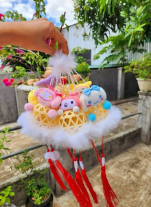 โคมไฟรูปสัตว์น่ารักแบบเวียดนามทำจากไม้ไผ่และกระดาษสำหรับกิจกรรมเด็กงานเลี้ยงวันเกิดและงานเฉลิมฉลอง - Product Image 4