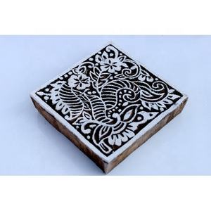 Bloques de madera hechos a mano, Impresión de Henna, papel artesanal, sello, tela, bloque de Impresión textil - Product Image 3