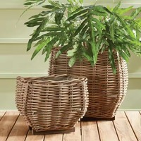 Vente en gros de pot de fleurs écologique en bambou design boho, support en bambou pour fleurs de jardin intérieur, décoration d'intérieur suspendue au sol Vietnam