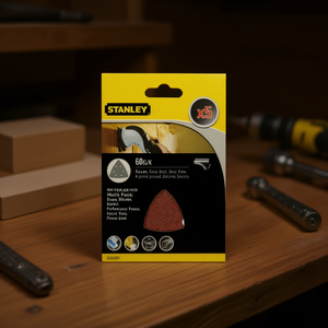 Discos de Lijado Triangulares Stanley Multi-Pack con Acoplamiento Rápido para Trabajos de Detalle - Product Image 3