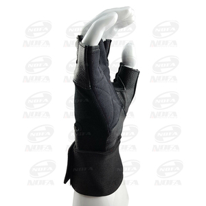 Best <b>Gym</b> Workout Leather Wrist Gloves for <b>Weight</b> Lifting Body Building and Sports Training - Product Image 4