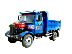 Camión Compacto Azul 4x4 con Tanque de Agua y Motor Rojo para Uso en Obras de Construcción - Product Image 2