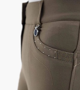 2025, venta al por mayor, ropa ecuestre, asiento completo, silicona, equitación, Jodhpur y pantalones, mallas con cierre de botón - Product Image 5