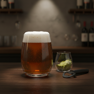 EffiPrint Reusable Custom Print on Demand Transparent Beer <strong>Glass</strong> - Product Image 3