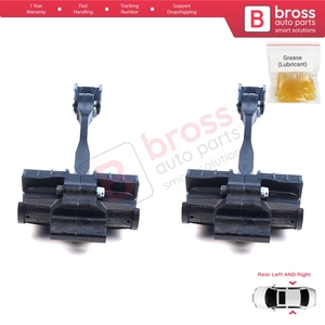 BDP1711-1 2 pièces Sangle de freinage et de limitation pour charnière de porte arrière pour Country F60 Cooper One 51227472701 51227472702 - Product Image 4