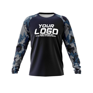 เสื้อตกปลาแขนยาวมีฮู้ดของผู้ชายเสื้อตกปลาแห้งเร็วระบายอากาศได้ดีกันน้ำขนาดพลัสไซส์ - Product Image 3