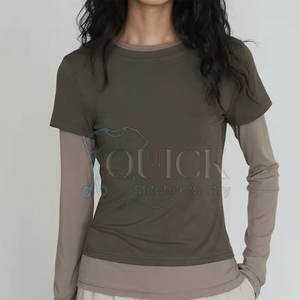 Camisetas de Verano Ecológicas de Doble Capa para Mujer de Alta Calidad, Secado Rápido y Transpirables, en Existencia - Product Image 3