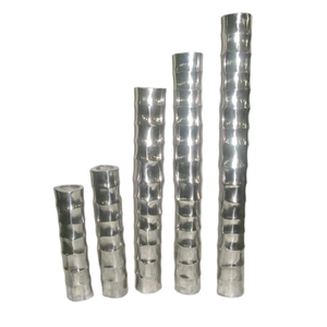 Best Quality <b>Candle</b> <b>Holder</b> Pillar Set Of 5 Pieces <b>Mirror</b> Polished Unique Decorative <b>Candle</b> Stand For Use Home Restaurant & Hotel - Product Image 1