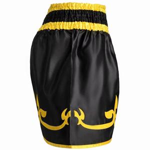 Hot <b>Sale</b> 100% Polyester Men's Boxing Shorts Casual Sports Wear Solid Pattern Elastic Waist Closure Mid Waist Type - Product Image 4