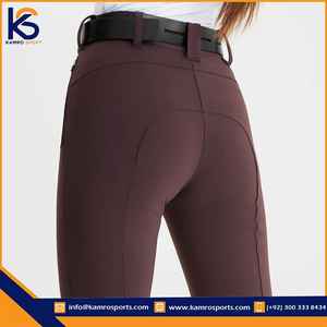 2024 culottes de cheval équestre les plus vendues pour femmes nouveau Style solide couleur unie Logo personnalisé pour l'équitation - Product Image 6