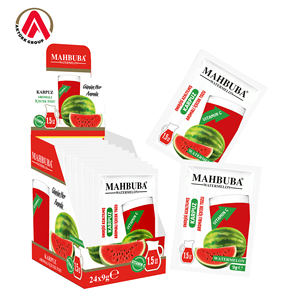 Polvo para Bebida Instantánea de Sandía Mahbuba de Alta Calidad con Certificación ISO, Sobre de 9g, Caja a Granel, Refrescante - Product Image 4