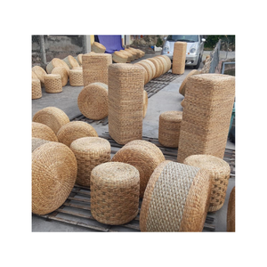 Hand Made Eco Friendly <b>Cushion</b> Water Hyacinth Seat Floor <b>Cushion</b> for <b>Yoga</b> Made From Vietnam With Cheap Price 99GD - Product Image 4