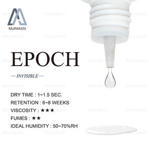 Adhesivo de pestañas invisible de humo de nivel medio para personalización de marca - Product Image 2