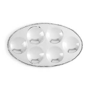 Bandeja de frutas secas de lujo de 6 compartimentos de color plateado para servir chocolates nueces para hoteles restaurantes fiestas - Product Image 5