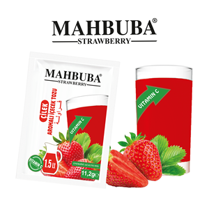 Poudre de boisson instantanée aromatisée à la fraise, sachets de 11,2 g, enrichie en vitamines - Product Image 4