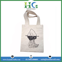 Sac fourre-tout en toile de coton écologique de qualité supérieure, sac de courses réutilisable résistant, sac de transport pour épicerie, sac fourre-tout avec logo personnalisé, sac en coton imprimé