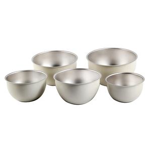 ชุดชามผสมสแตนเลสสตีล 5 ชิ้น สีขาว ซ้อนเก็บได้ ใช้กับเครื่องล้างจานได้ - Product Image 4