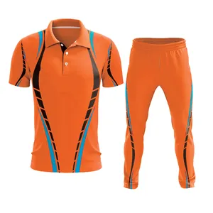 Hochwertige Sublimations-Cricket-Anzug 100% Polyester Sublimations-Cricket-Anzug Neues Design Cricket-Anzug