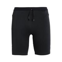 Shorts de cyclisme pour homme à séchage rapide, respirants, à compression, coupe régulière, taille élastique, dégradé, pour le sport et la course à pied