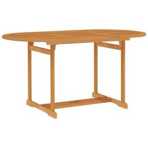 Table de jardin en bois de teck massif de haute qualité avec couleur naturelle pour une utilisation en extérieur. - Product Image 5