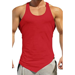 OEM personalizado de alta calidad de algodón camisetas sin mangas para los hombres de cuello redondo músculo sin mangas ejercicio Casual deporte chaleco gimnasio camisa de impresión - Product Image 6