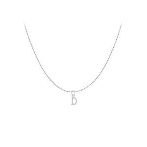 Dijes colgantes de plata con letra D 2 unidades de aleación de zinc con patrón de Cruz para joyería infantil - Product Image 1