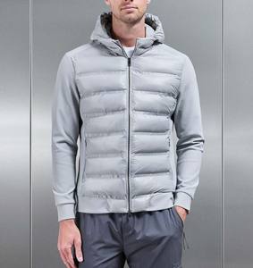 Vente en Gros Veste Doudoune Hybride Noire Longue pour Homme, Légère, Tendance, Décontractée et Imperméable pour l'Hiver - Product Image 5